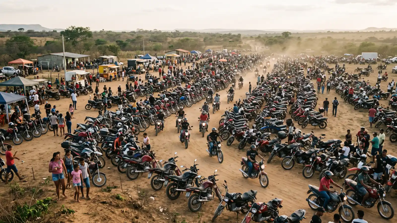 fotografia jornalística documental, evento de motociclistas no oeste da Bahia, grande concentração de aproximadamente 1.